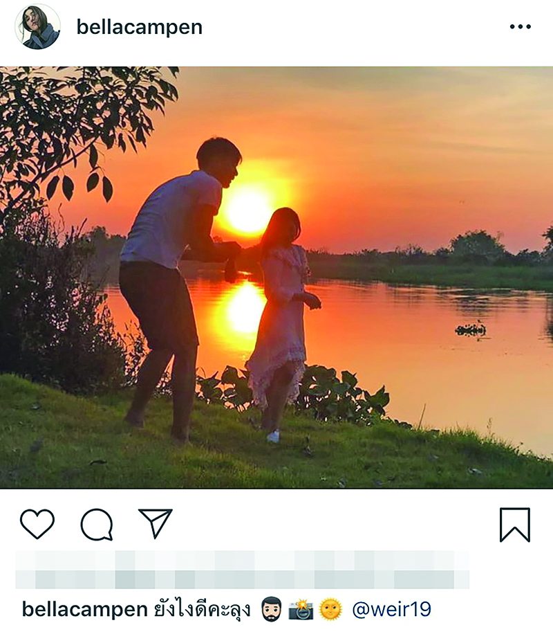 ‘เบลล่า’ถูกจับตาลงรูปคู่