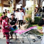 สปีดโบ๊ทชน พุ่งเสยเรือโดยสาร คนขับตกน้ำ ถูกใบพัดฟันขา หน้าวัดพนัญเชิง