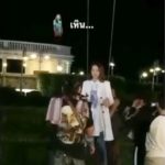 แมท ภีรนีย์ โชว์สตรอง ขึ้นสลิงที่เขาใหญ่ ท่ามกลางอากาศเย็น (คลิป)