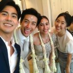 แอฟ ควง น้องปีใหม่ ร่วมงานแต่ง แอน ลูกดก ส่องโมเมนต์น่ารักงานวิวาห์พุฒ-จุ๋ย(คลิป)