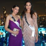 มิสยูนิเวิร์ส 2018 อวดโฉมชุดราตรีสวยแซ่บ ดินเนอร์ชมสีสันกรุงเทพฯ ยามค่ำคืน