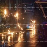 ระทึก! พายุฝนถล่มกรุง สายไฟฟ้าแรงสูงชอร์ต ระเบิดสนั่นย่านห้วยขวาง (คลิป)