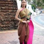 "นุ่น วรนุช" สวมชุดไทย-ถูกห้ามถ่ายรูปที่ป้อมพระสุเมรุ ถามหาเหตุผล ต้องอ่านกฎที่ไหน