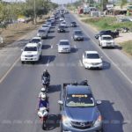 ถนนมิตรภาพ รถเยอะติดแน่น 4 จุด ประชาชนทยอย กลับบ้านฉลองปีใหม่