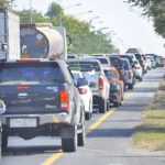 ถนนมิตรภาพ รถเยอะติดแน่น 4 จุด ประชาชนทยอย กลับบ้านฉลองปีใหม่
