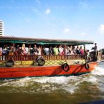 มิสยูนิเวิร์ส 2018 ล่องเรือชมวิว ริมฝั่งแม่น้ำเจ้าพระยา ดีใจแฟนๆมารอรับเยอะ