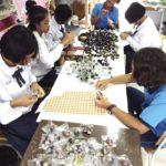 ผลิตภัณฑ์หอยชักตีน โรงเรียนหาดปากเมง