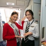 กัปตันน้อด ชนันภรณ์ แห่งแอร์เอเชีย บินพาเหล่าสาวงามมิสยูนิเวิร์ส 2018 เก็บตัวกระบี่