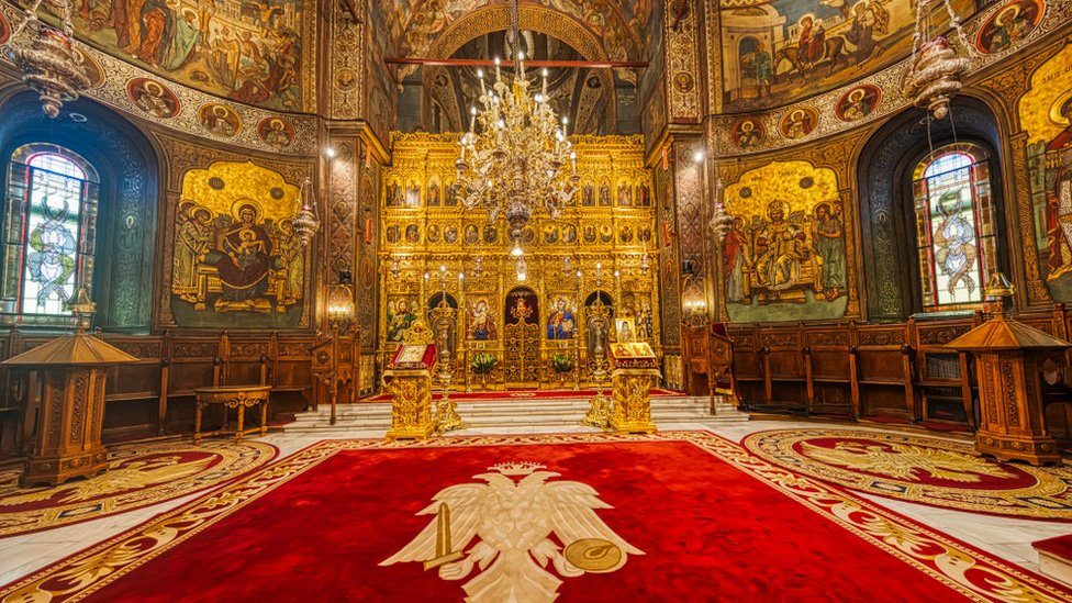 Interior of a Bucharest, Romania