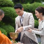 กิก ดนัย ขนเพื่อนเจ้าบ่าว 30 คน ยกขันหมากขอ ‘แนน’ แฟนสาว เข้าพิธีแต่งงานสุดอบอุ่น