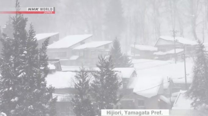 ญี่ปุ่นเจอหิมะกระหน่ำหนัก