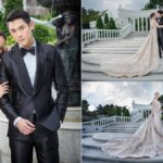 สุดอลังการ ส่อง 5 ชุดแต่งงาน กันต์-พลอย ปักเพชรวิบวับจัดเต็ม
