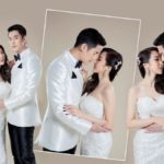 สุดอลังการ ส่อง 5 ชุดแต่งงาน กันต์-พลอย ปักเพชรวิบวับจัดเต็ม