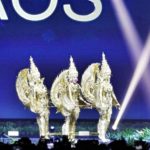 คนลาวปลื้ม งามหลาย ชุดสามกินรี คว้ารางวัลยอดเยี่ยมเวทีมิสยูนิเวิร์ส