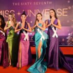 งามหลาย! มิสยูนิเวิร์ส 2018 เดินแบบอวดโฉมชุดผ้าไหมไทยในค่ำคืน "Thai Night"
