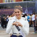 สวยสง่า! สาวงาม มิสยูนิเวิร์ส2018 สวมใส่ชุดไทยสมัย ร.5 เที่ยวชมงาน อุ่นไอรักฯ