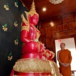 กราบองค์พระสีชมพู วัดเถรพลาย