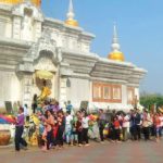 ปฏิบัติธรรมวันมาฆบูชาไหว้พระบรมธาตุนาดูน