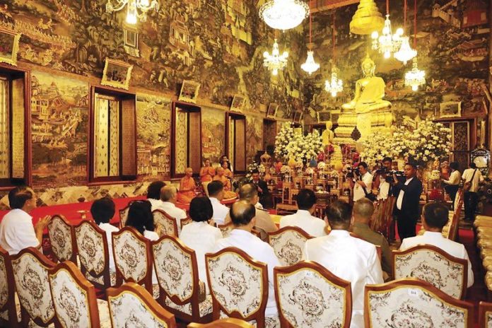 ประมุขสงฆ์ต่างประเทศ สวดมนต์ปีใหม่วิถีธรรม