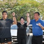 แฟนๆส่งเสียงเชียร์! 'หญิงหน่อย-ชัชชาติ' ออกกำลังกายสวนลุม หนุนใช้น้ำมันบี 100