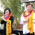 อบจ.พะเยาสั่งเลิกด่วน! เวทีปราศรัย พรรคเพื่อไทย กองเชียร์ไม่ยอม แห่ล้อมรอพรึ่บ!