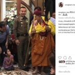 เอ็นดู น้องปีใหม่ ลูกแม่แอฟ นั่งสำรวมเรียบร้อย นอบน้อม รับพรจาก ครูบาบุญชุ่ม
