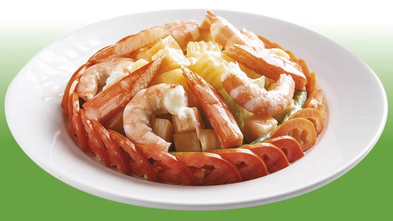 สลัดกุ้งฮ่องเต้ กินชวนชิมดื่ม