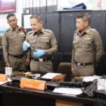 จับหนุ่มไทรน้อย พร้อมปืนอาก้า-ระเบิด กระสุนเกือบ400นัด สั่งซื้อทางไลน์