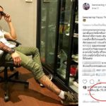 เบนซ์ เรซซิ่ง มาแล้ว พร้อมทรงผมใหม่ กับ ลายครึ่งตัว จนคนแห่คอมเมนต์!!