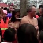 ยุทธการเมียหลวง จับแก้ผ้าผูกติดเสาประจาน "สามี-กิ๊กสาว"  (คลิป)