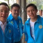 บังเอิญสุดๆ 'ผู้การแต้ม อรรถวิชช์ หมอเอ้ก' ผู้สมัคร ส.ส.ปชป. หาเสียงพื้นที่เดียวกัน