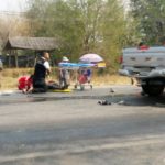 เปิด(คลิป)นาทีสลด! กระบะขับไปทำบุญชนตาย 3 เจ็บ 11 พระนั่งหน้ารอดไร้เจ็บ