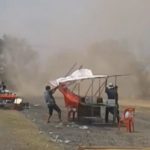 นึกว่าทอร์นาโด! นาทีพายุหมุนลูกใหญ่ ถล่มตลาดนัดบุรีรัมย์ เต็นท์ลอยทั้งหลัง (คลิป)