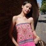 หมวยอินเตอร์ ญาญ่า ใส่กี่เพ้าผ่าสูง อวดเรียวขา อวยพรตรุษจีน