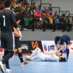 โต๊ะเล็ก พลาดท้ายเกมโดนญี่ปุ่นเจาะตาข่ายพ่ายหวิวเกมอุ่นเกือก