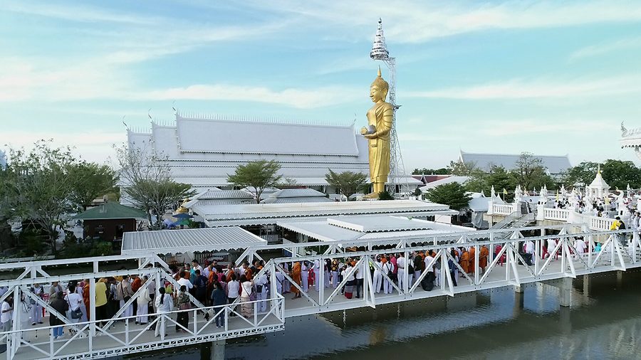 ปิดทองฝังลูกนิมิต วัดวีระโชติธรรมาราม