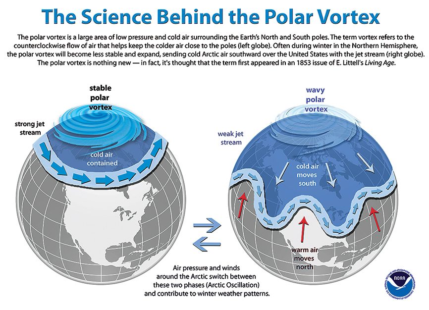 ลมวนขั้วโลก Polar Vortex