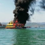 ไหม้วอดกลางทะเล เรือข้ามฟากมาเลเซีย ช่วยระทึกผู้โดยสารครึ่งร้อย
