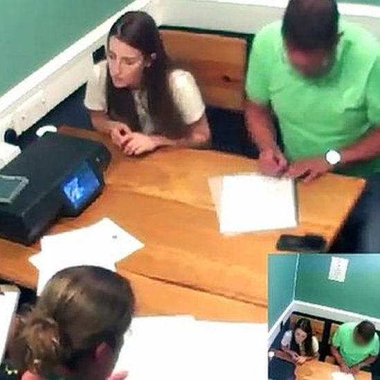 Jordan being questioned by police