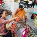 ชาวบ้านร่วมใจ สร้างบันไดสวรรค์ รับงานบุญกุ้มข้าวใหญ่ บุญผะเหวด