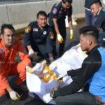 22 ล้อ ขนน้ำมันหมื่นลิตร ชนยับ เทรลเลอร์ บรรทุกเก๋งใหม่เอี่ยม 6 คัน ตายเจ็บเกลื่อน