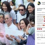 โดนจนได้! สงกรานต์-แมท ควงเที่ยว ไม่มีเวลาไปเชียร์ลูก-แห่ส่องภาพข้างหลัง แอฟ ที่รร.