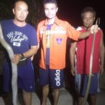 ตัวเบ้อเร่อ! เจ้าของกระบะผงะ บองหลา 5 เมตรกว่า โผล่ขึ้นรถเหมือนจะขอไปด้วย