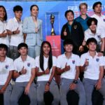 สุดคึกคัก! ทัพ ‘ชบาแก้ว’ ร่วมโชว์ถ้วยแชมป์ฟุตบอลหญิงชิงแชมป์โลก