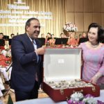 คุณหญิงปัทมา เปิดแบดเอาอาร์วีทูบีโอเพ่น - จัดต้อนรับประธานโอซีเอ