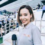 แนน ณัฐรดา พิธีกรชื่อดังฟุตบอลไทยลีก รถคว่ำชนเสาไฟ เปาโค้ช แฟนหนุ่ม รีบมาดูแล