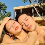 สวีตกลางสระ! กุ๊บกิ๊บ ควง บี้ ฉลองแต่งงานครบ 3 ปี โชว์จูบดูดดื่มสุดๆ