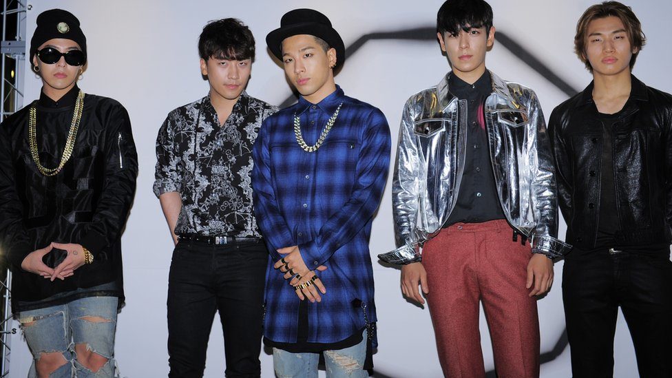 สมาชิกวงบิ๊กแบง ในเดือน ก.ย. 2014