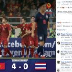 แฟนเวียดนาม เริงร่าบุกเพจ เอเอฟซี ตามหาสาวก ช้างศึก หลัง ถล่ม ไทยยู-23
