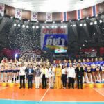 สุดคึกคัก! ภาพชุดจัดเต็ม สีสันขอบสนาม การแข่งขันวอลเลย์บอล ‘เกาหลี-ไทย’
